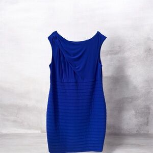 Adrianna Papell Royal Blue Fabric